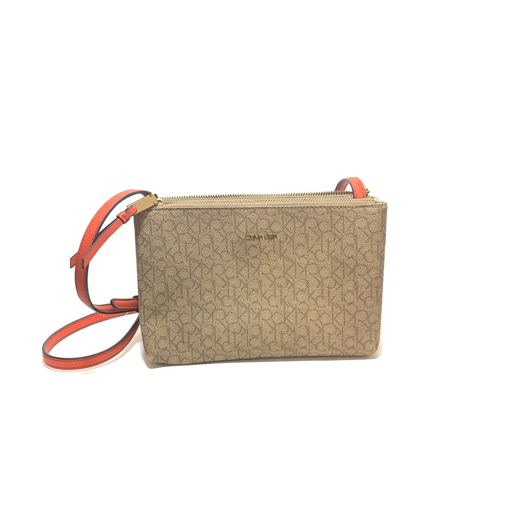Calvin Klein Monogram Crossbody Bag | Gently Used |