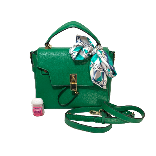 ALDO Green Scarf Satchel | Gently Used |