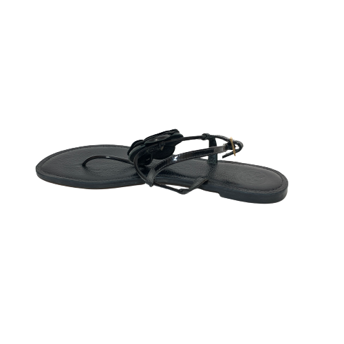 Tory Burch Black 'Shelby' Thong Sandals | Pre Loved |