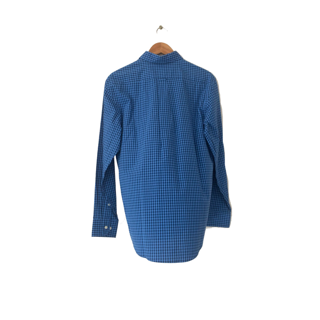 IZOD Men's Blue Checked Shirt | Brand New |