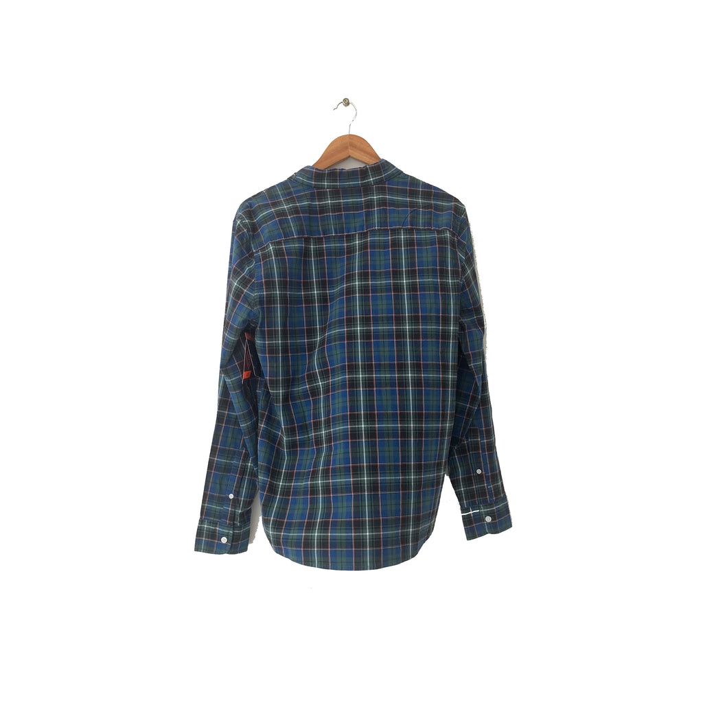 St. John's Blue Flannel Checked Shirt | Brand New |