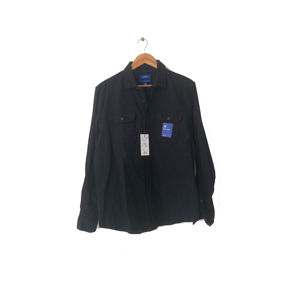 Apt. 9 Men's Black Collared Shirt | Brand New |