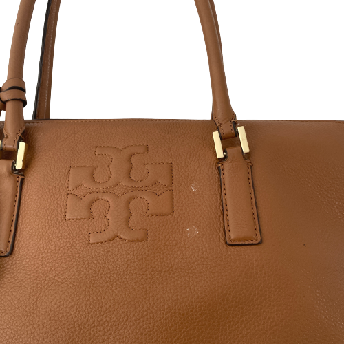 Tory Burch Tan Pebbled Leather 'Thea' Shoulder Bag | Pre Loved |