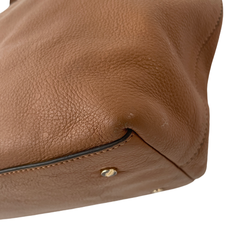 Tory Burch Tan Pebbled Leather 'Thea' Shoulder Bag | Pre Loved |
