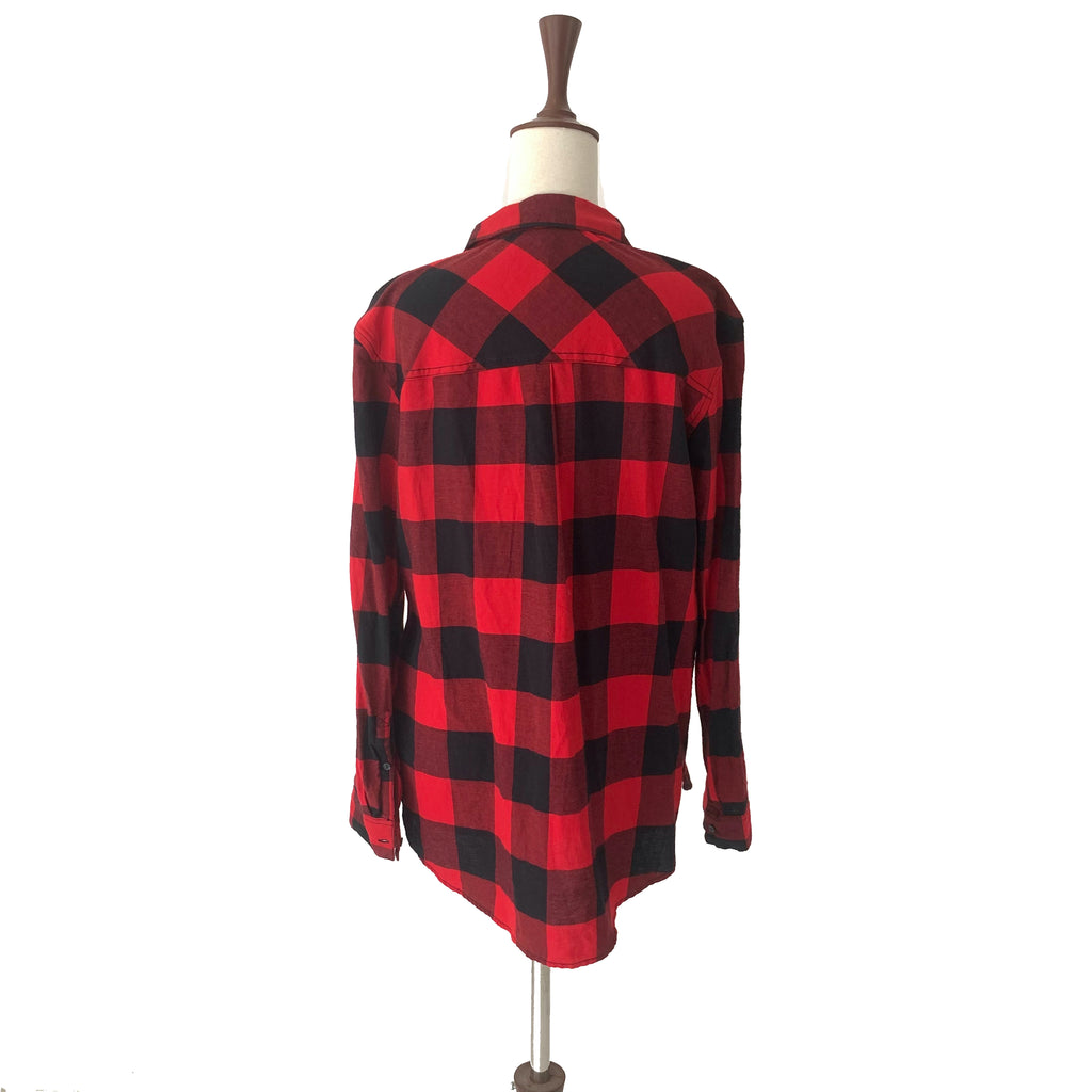 H&M Red & Black Checked Shirt | Brand New |