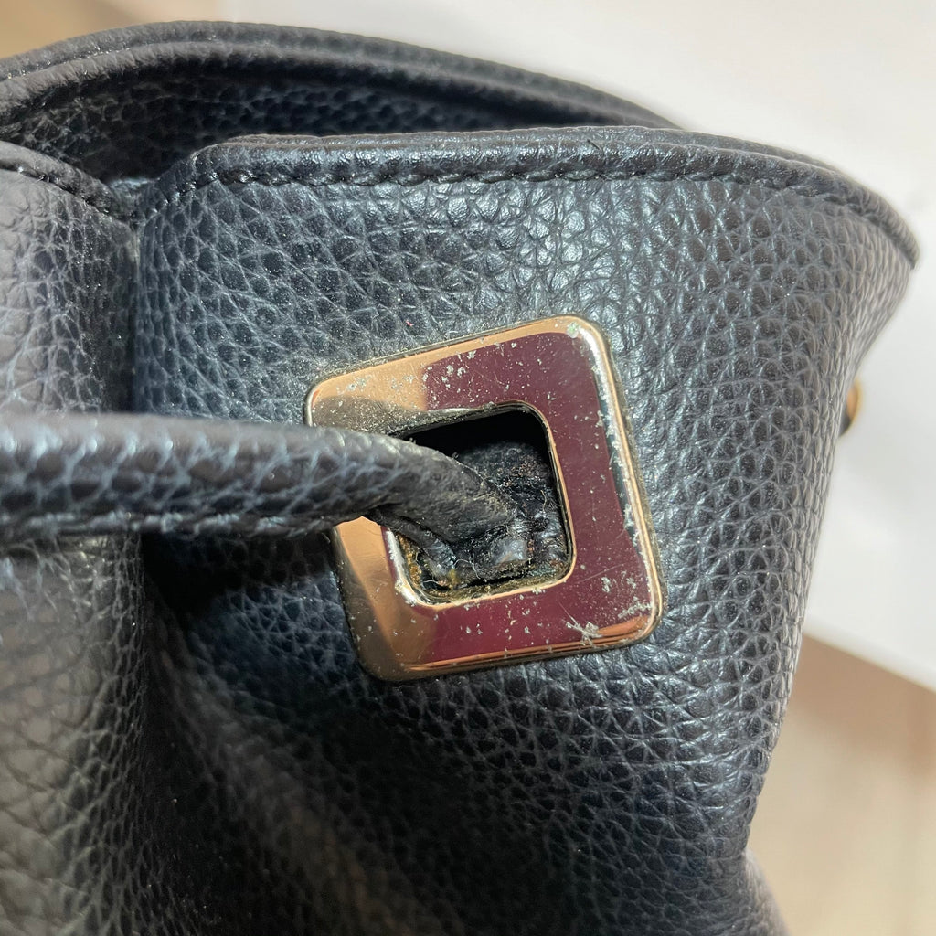 Guess Black Drawstring Shoulder Bag | Gently Used |