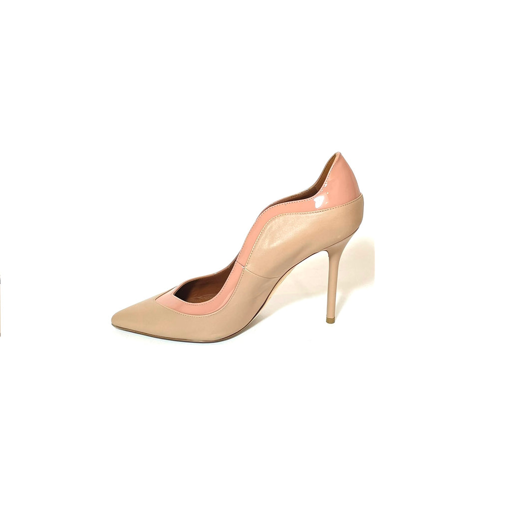 Malone Saouliers Nude-Blush Leather Pumps | Pre Loved |