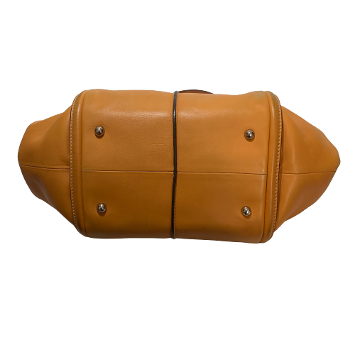 Tod's Mustard Leather Shoulder Bag | Pre Loved |
