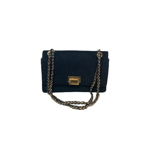 Charles & Keith Black Fur Shoulder Bag | Gently Used |
