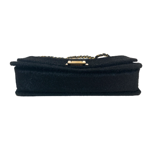 Charles & Keith Black Fur Shoulder Bag | Gently Used |