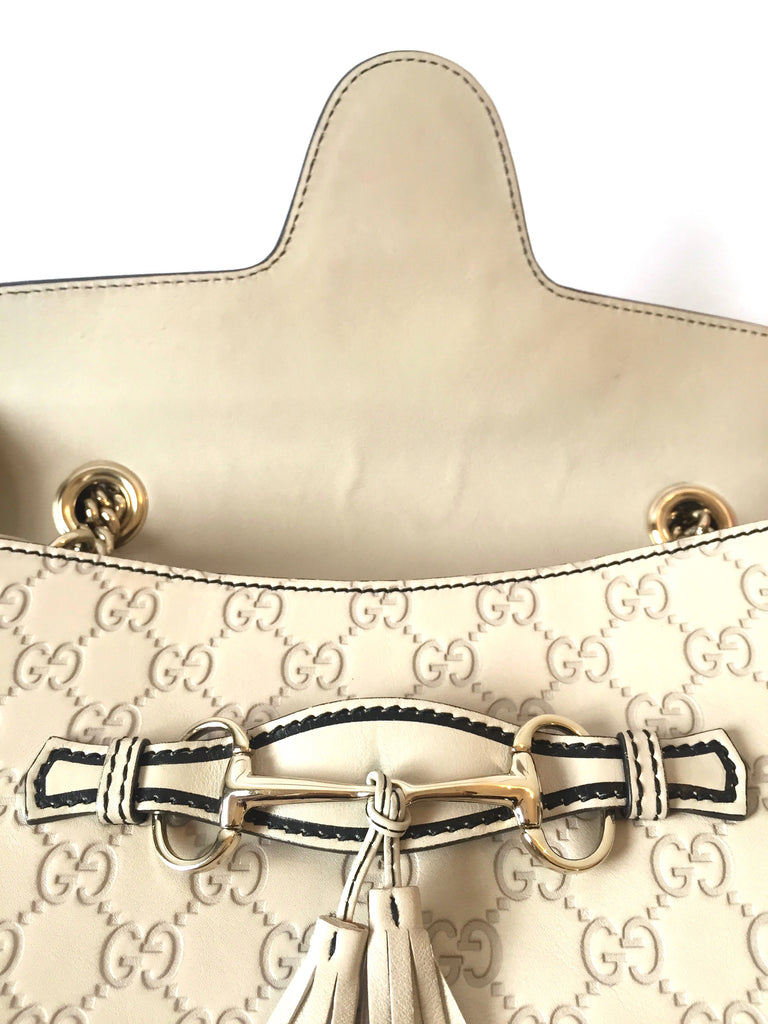 Gucci 'Emily Guccissima' Medium Chain Shoulder Bag | Gently Used |
