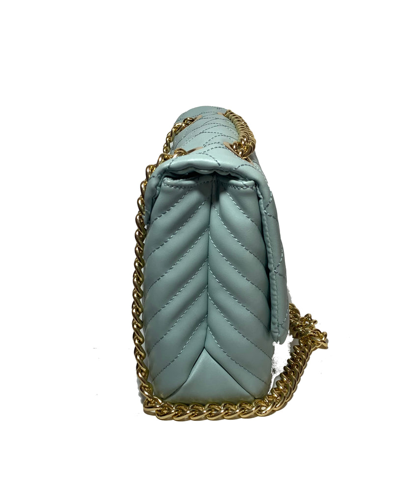 ALDO Light Blue Quilted Shoulder Bag | Gently Used |