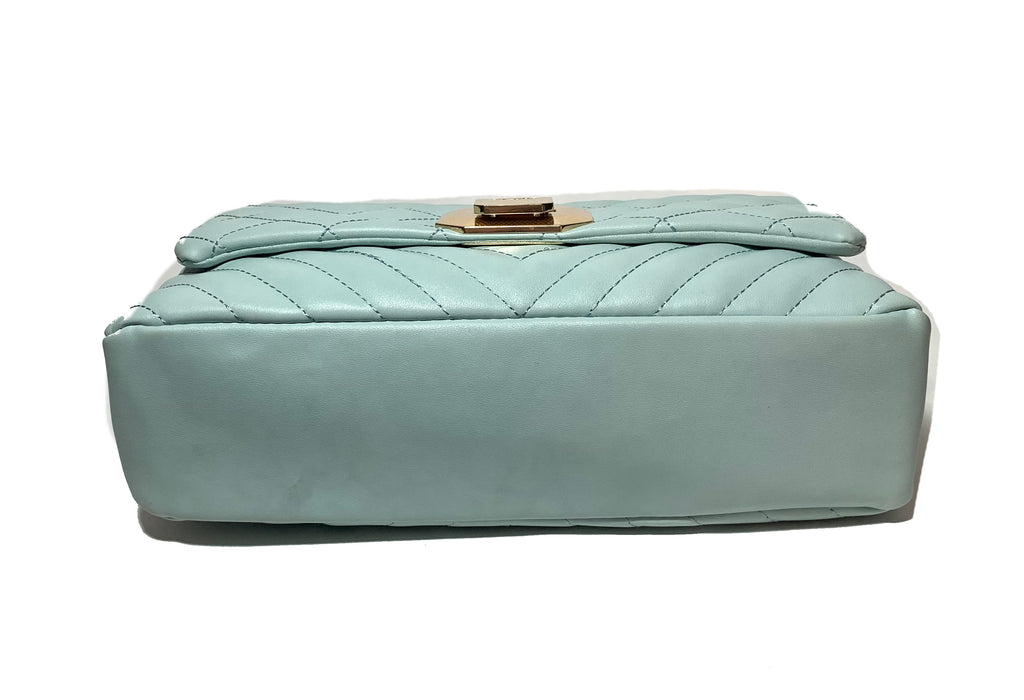 ALDO Light Blue Quilted Shoulder Bag | Gently Used |