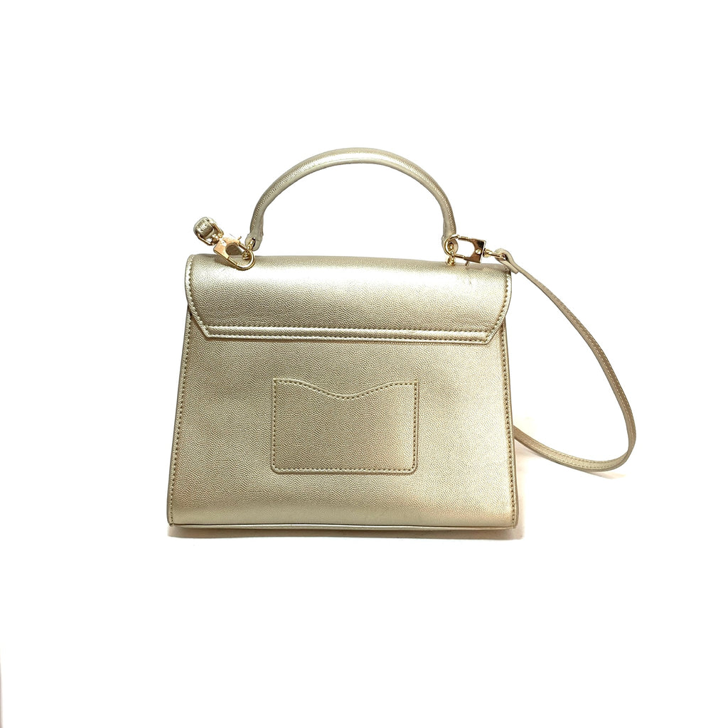 Charles and Keith Gold Rhinestone Satchel | Like New |