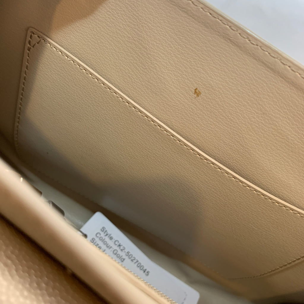 Charles and Keith Gold Rhinestone Satchel | Like New |