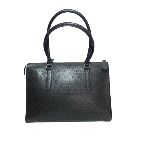 Guess Black Monogram Shoulder Bag | Like New |