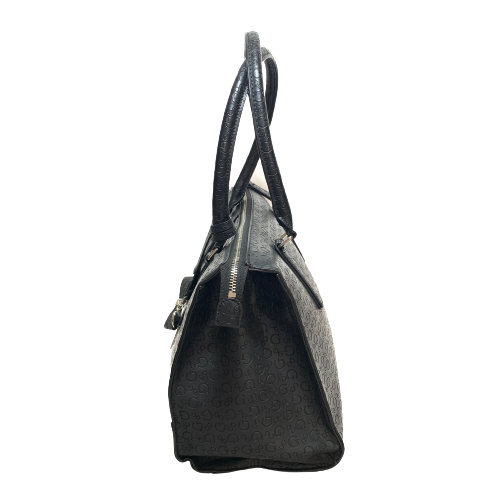 Guess Black Monogram Shoulder Bag | Like New |