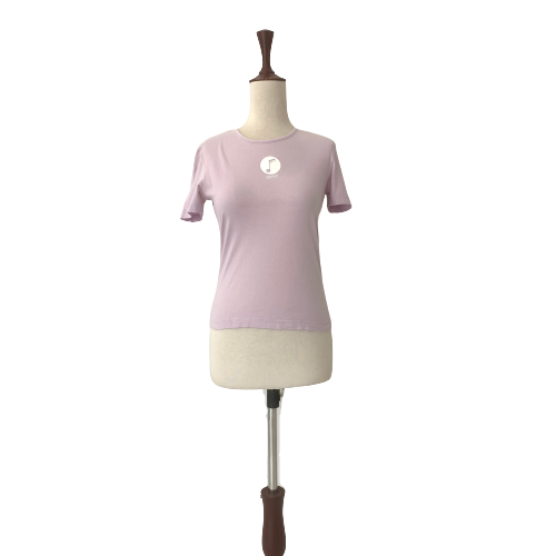 Esprit Light Pink Music Note T-Shirt | Pre Loved |