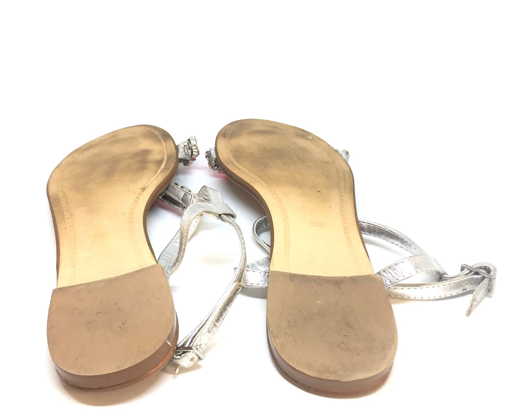 DUNE Rhinestone Flat Sandals | Gently Used |