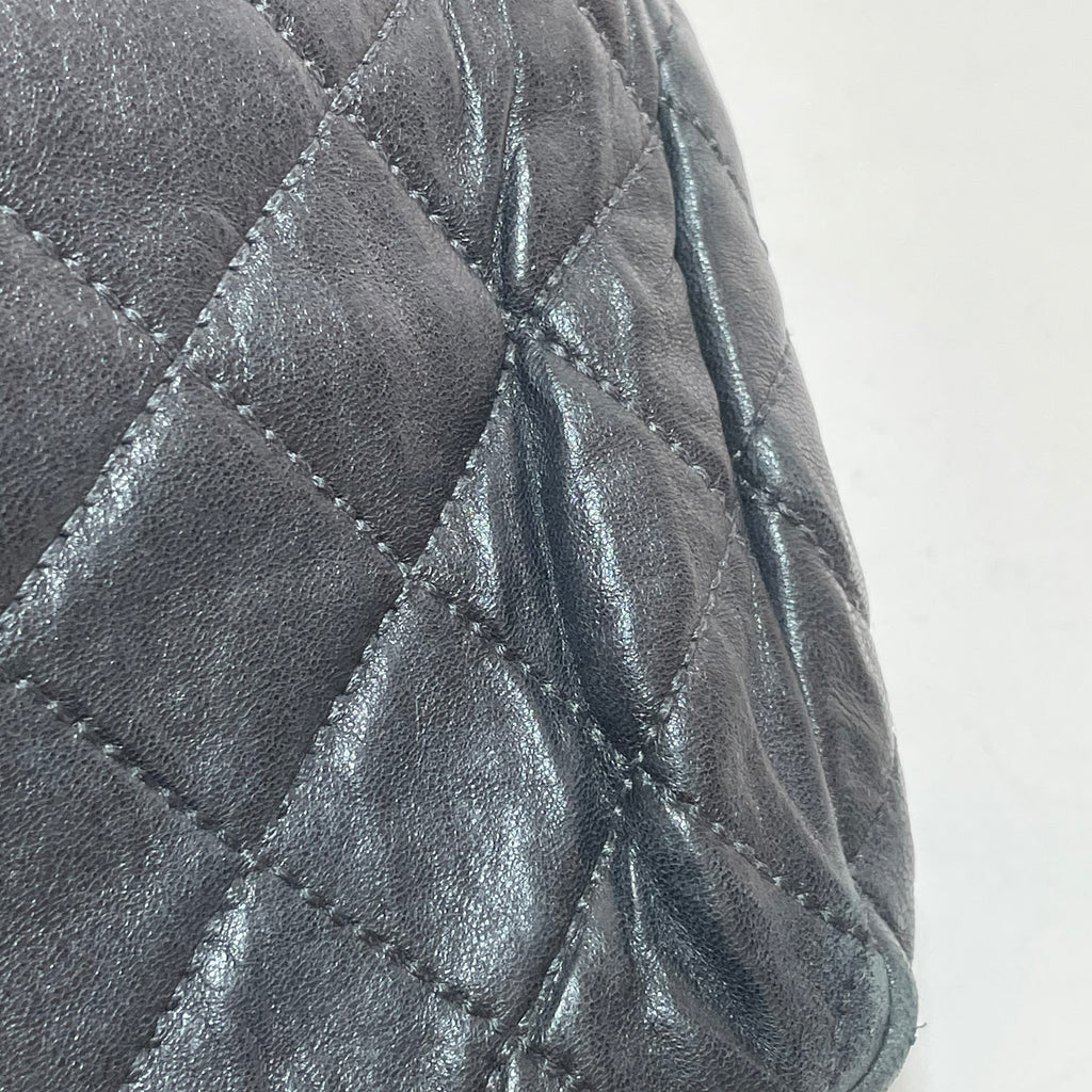 Michael Kors Black Leather Quilted Shoulder Bag | Pre Loved |