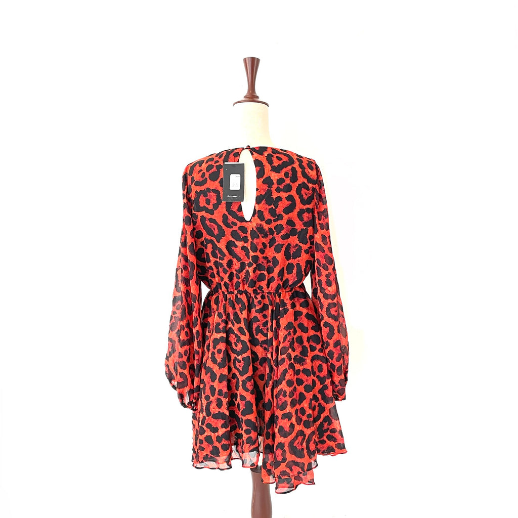 Fashion Nova Rust Cheetah Print Dress | Brand New |