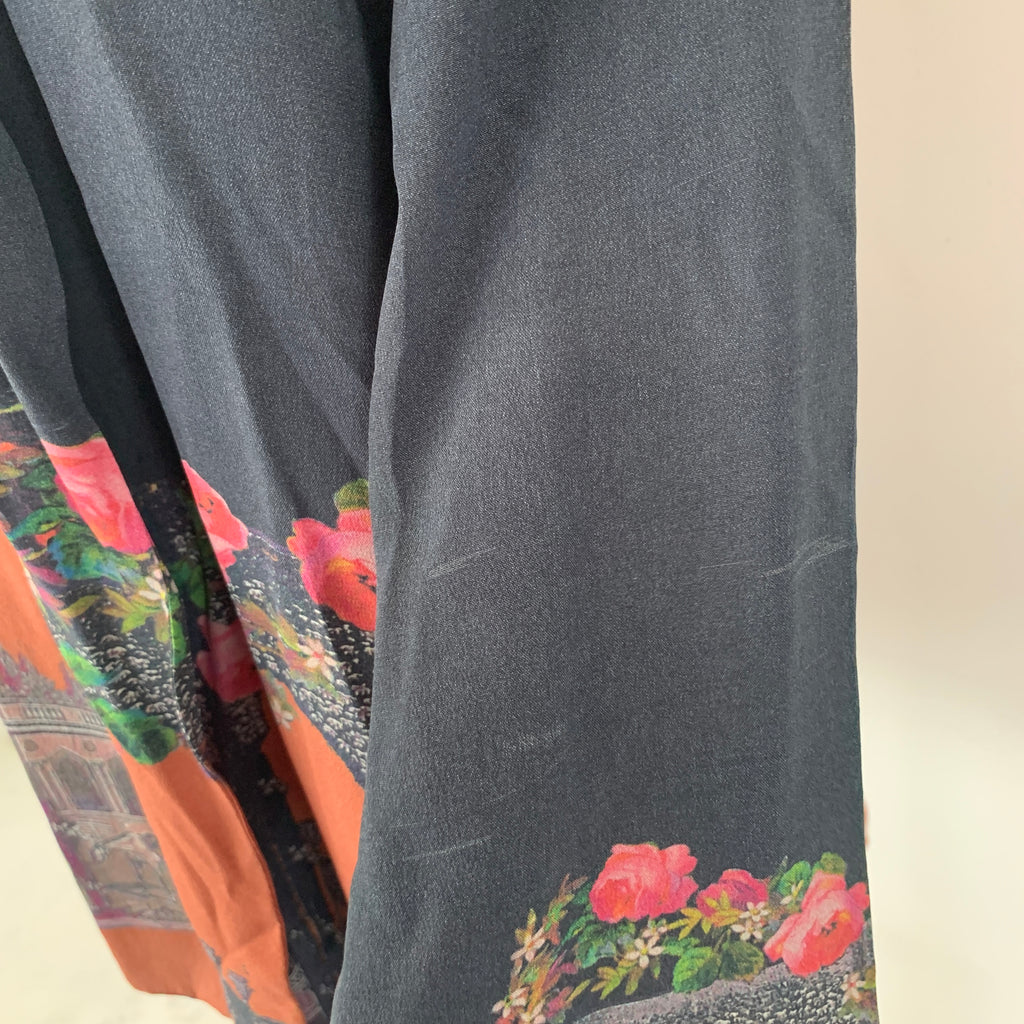 Nida Azwer Printed Crepe Silk Jacket | Gently Used |