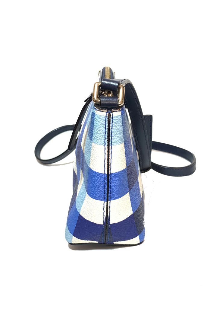 Kate Spade Grove Street Millie Blue Gingham Cross Body Bag | Pre Loved |
