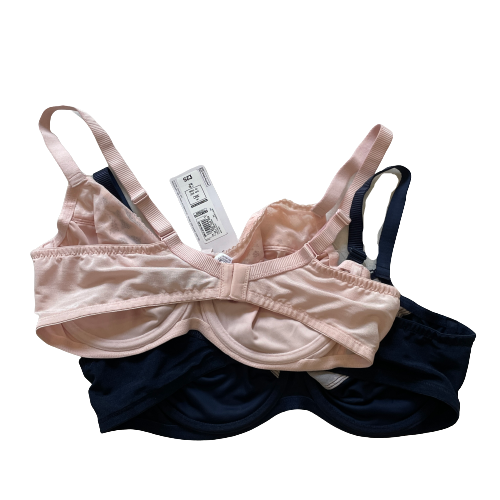 Marks & Spencer Navy Blue & Light Pink Lace Bras Set | Brand New |