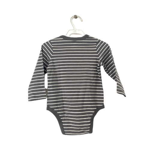 Baby Gap Grey Striped Romper (18 - 24 months) | Brand New |