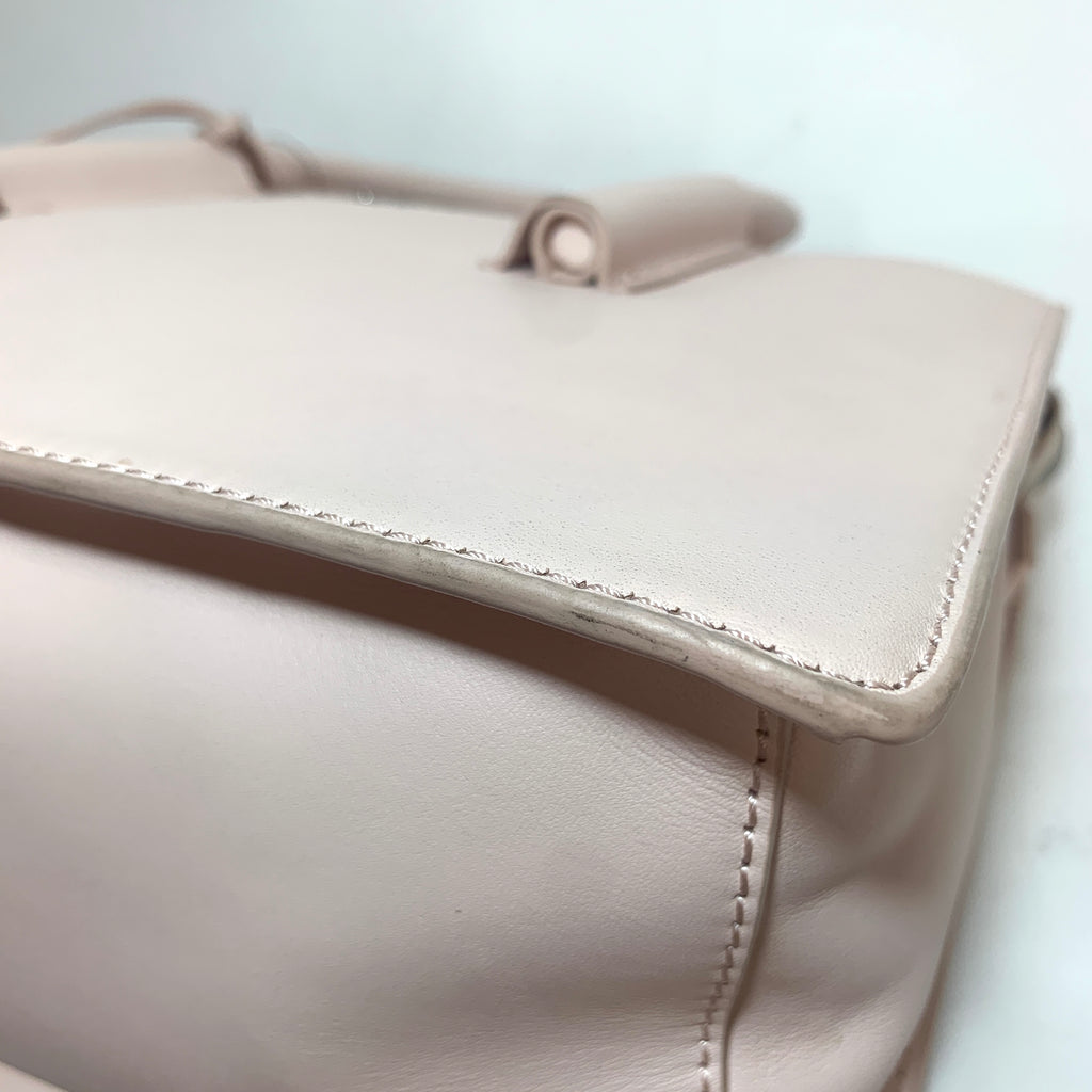 DKNY Light Pink Leather Satchel | Gently Used |