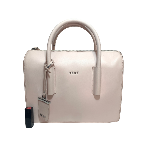 DKNY Light Pink Leather Satchel | Gently Used |