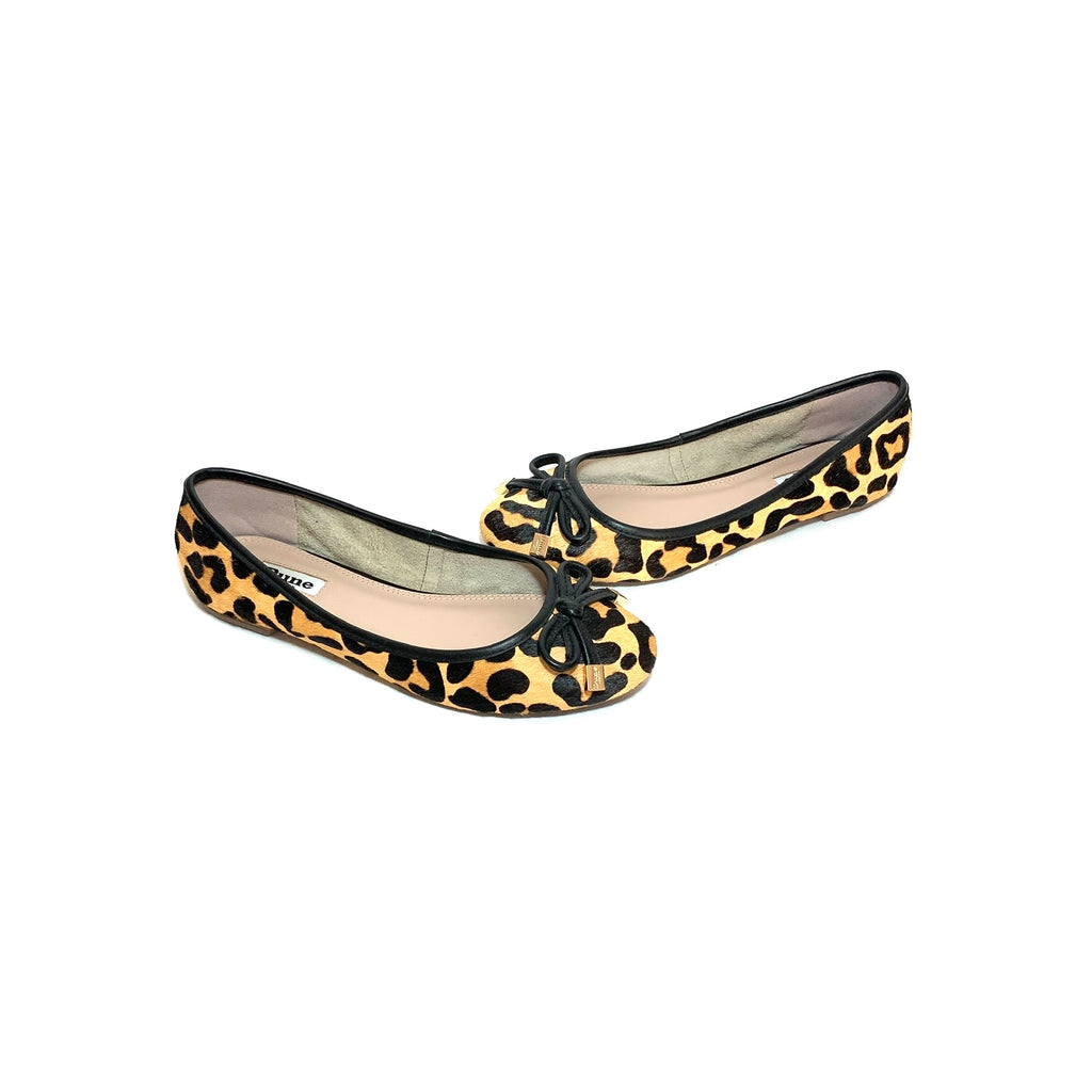 DUNE Cheetah Print 'Hero' Ballet Flats | Brand New |