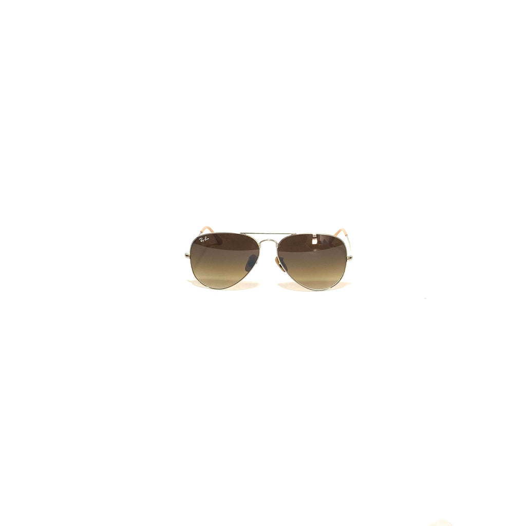 Ray-Ban Gold Classic Aviator Sunglasses | Pre Loved |