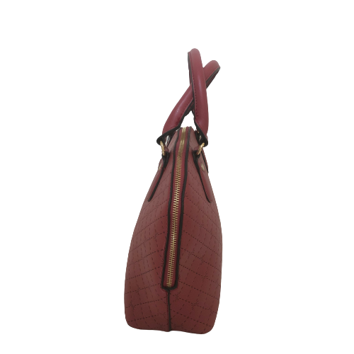 Carpisa Deep Pink Diamond Patterned Tote | Brand New |