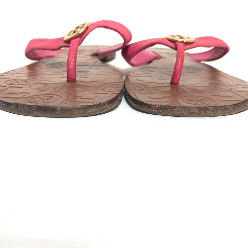 Tory Burch Pink Leather Thora Sandals | Pre Loved |