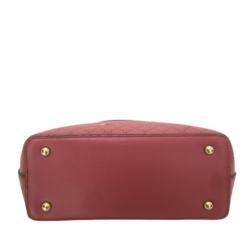 Carpisa Deep Pink Diamond Patterned Tote | Brand New |