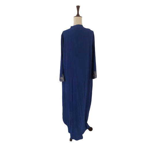 Mahnaz Blue Embroidered Kaftan | Pre Loved |