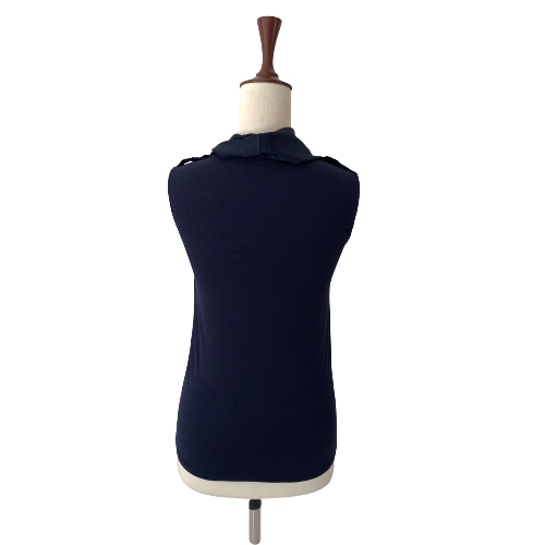 The Limited Navy Blue Cowl-neck Top | Gently Used |