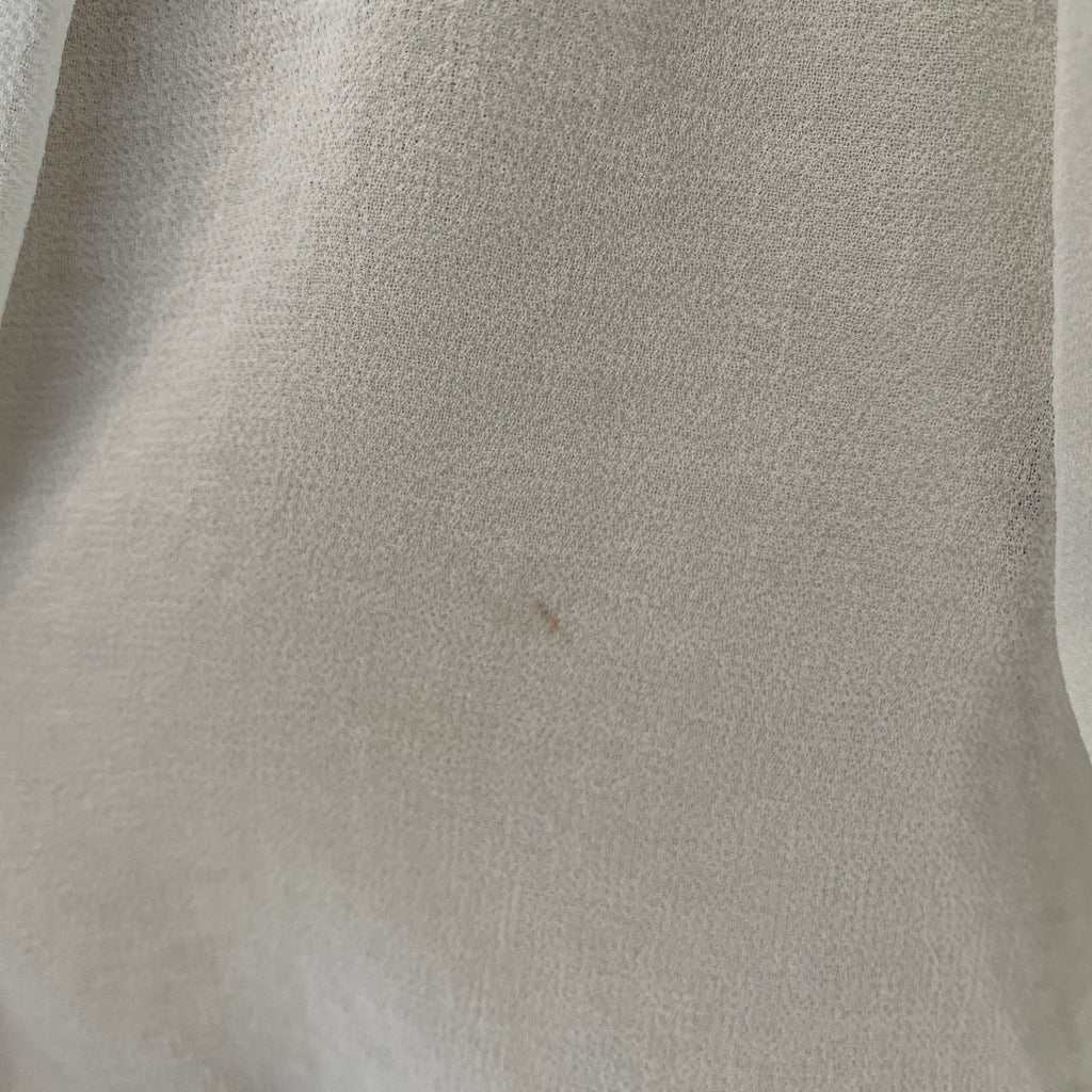 Forever 21 White Sheer Knot Top | Gently Used |