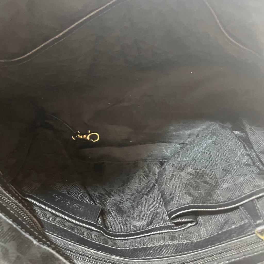 Michael Kors Black Leather Jet Set Medium Tote | Pre Loved |