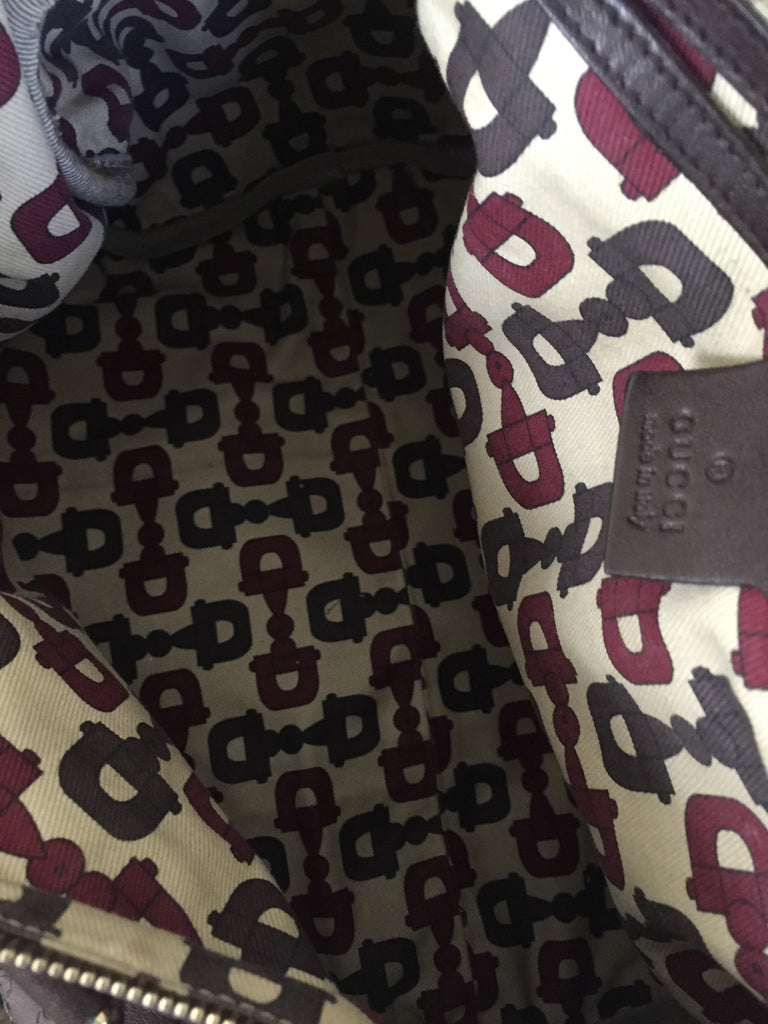Gucci GG Leather 'Boston' Handbag | Gently Used | - Secret Stash