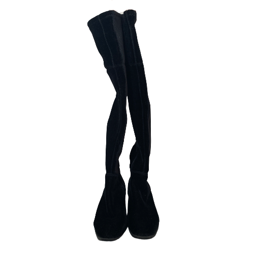 Anne Klein Velvet Knee-high Boots | Gently Used  |