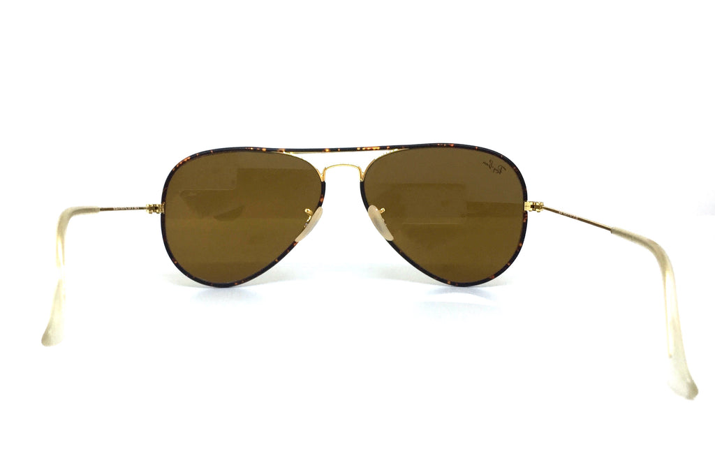 Ray-Ban Aviator Tortoise Brown RB3025 Sunglasses | Pre Loved |