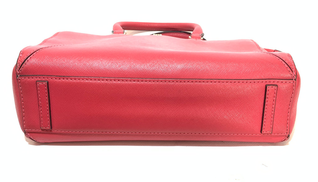 Tory Burch Small 'Robinson' Pink Leather Satchel | Gently Used |
