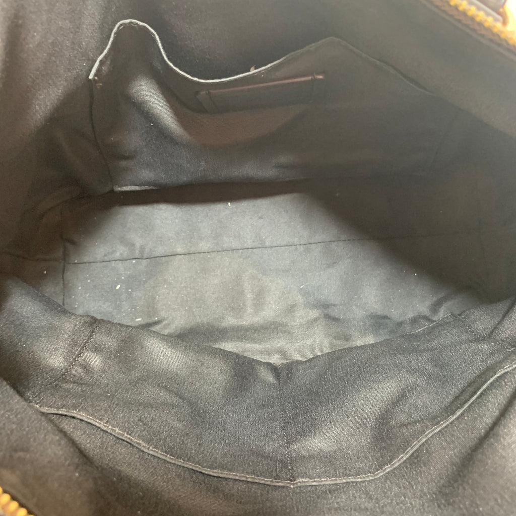 Coach Khaki Monogram Canvas & Leather Zip Tote | Like New |