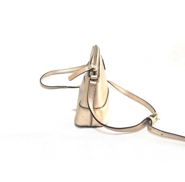 Kate Spade Rose Gold Leather Satchel | Pre Loved |