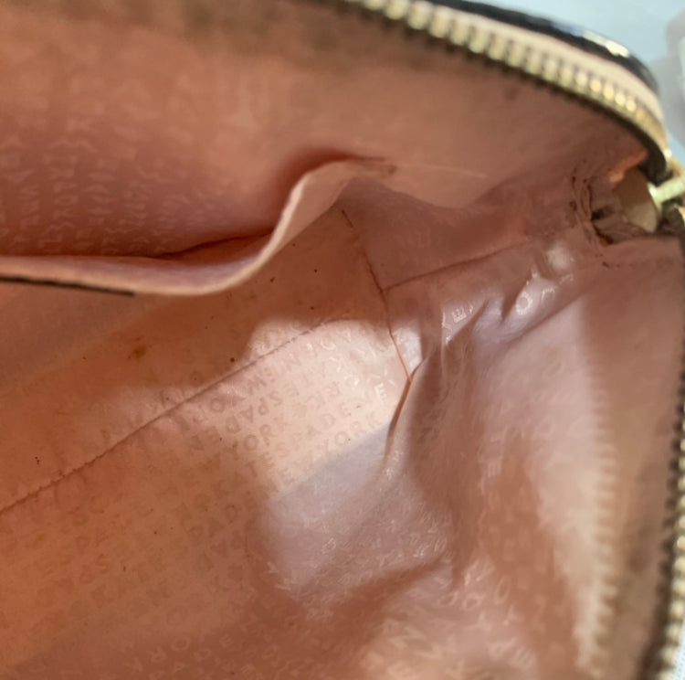 Kate Spade Rose Gold Leather Satchel | Pre Loved |