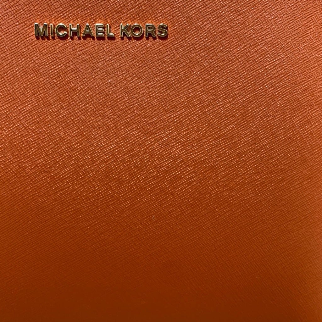 Michael Kors Rust Leather Cross Body Bag | Like New |
