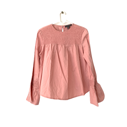 Primark Pink Bell-Sleeves Blouse | Brand New |
