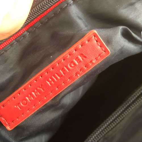 Tommy Hilfiger Navy Monogram Shoulder Bag | Pre Loved |